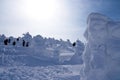 Snow Monsters of Mt.Zao in Yamagata, Japan Royalty Free Stock Photo